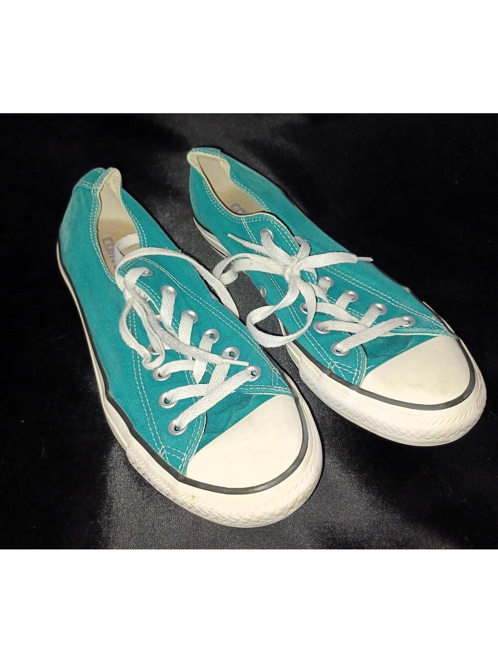 Converse Chuck Taylor All Star low top Teal sneaker man 7 women 9